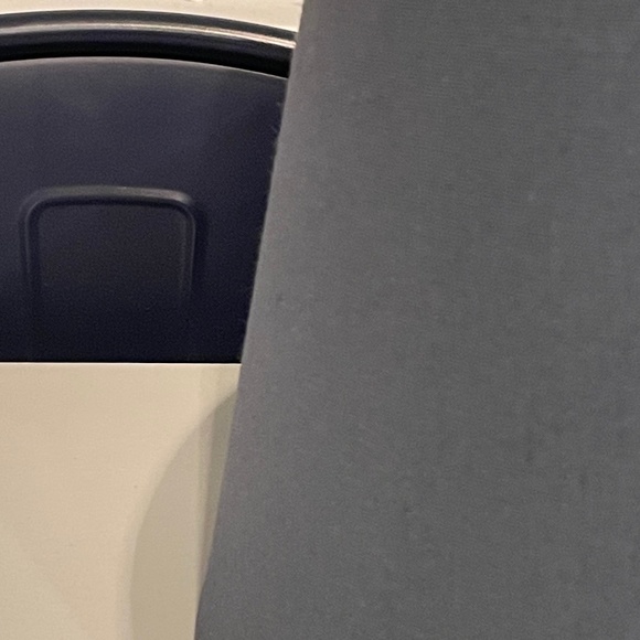 Large 16"D x 10"H Slate Blue Linen Empire Drum Hardback Lamp Shade w/Uno Fitting - Picture 7 of 8